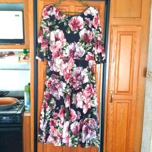 Retro Floral Dress
